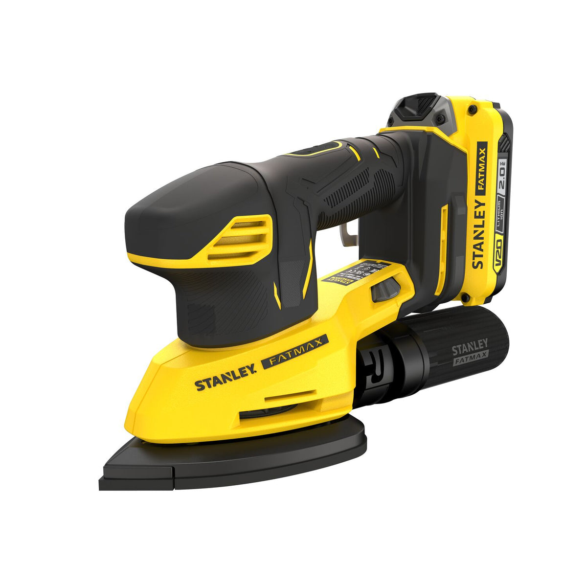 Stanley Akku-Deltaschleif. 18V V20, 2x2,0Ah,WT SFMCW221D1S-QW