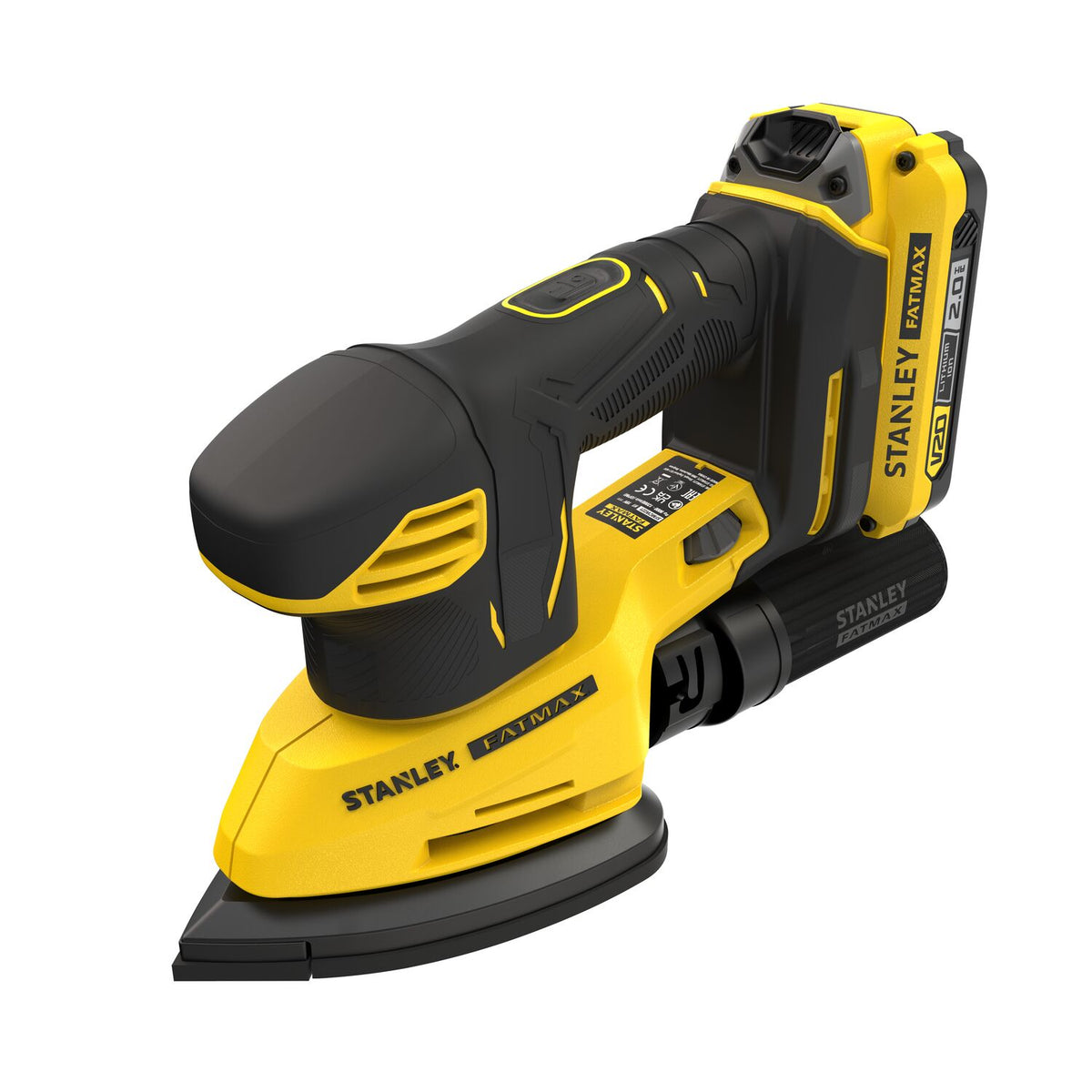 Stanley Akku-Deltaschleif. 18V V20, 2x2,0Ah,WT SFMCW221D1S-QW