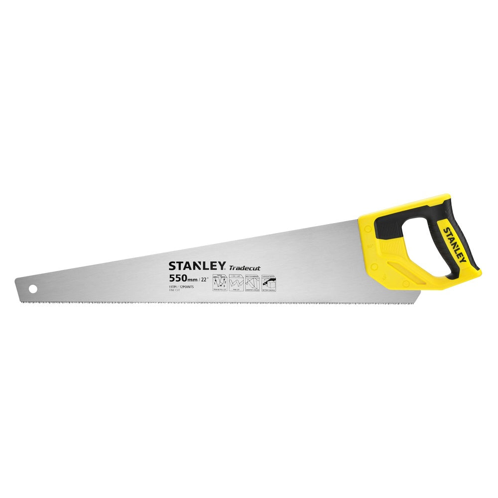 STANLEY Tradecut Holzsäge 22Z, 550mm, 11 TPI STHT1-20353