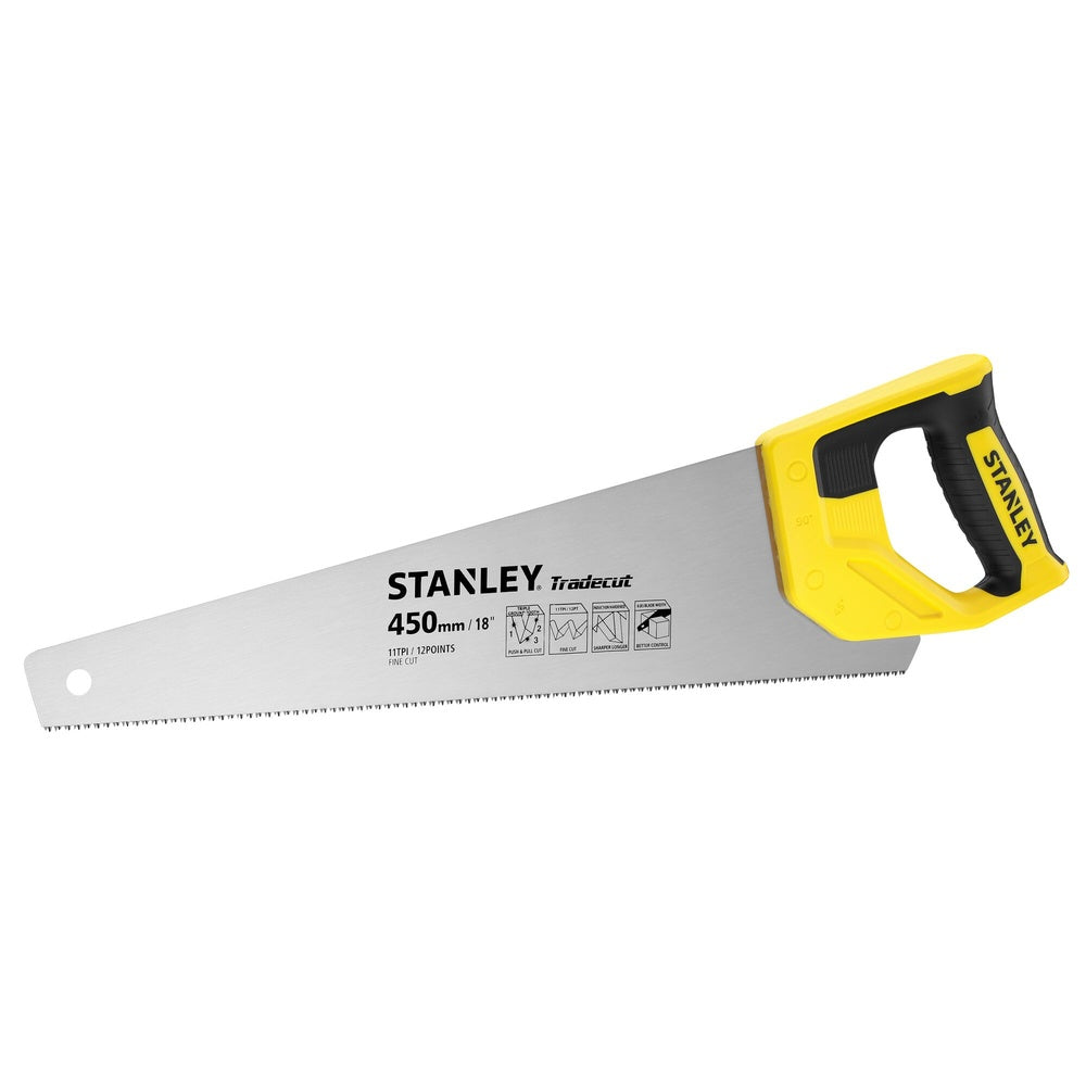 STANLEY Tradecut Holzsäge 18Z, 450mm, 11 TPI STHT20355-1