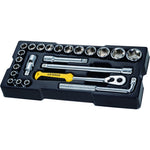 STANLEY 1/2" Steckschlüssel/Zubehör 23-tlg STMT1-74173