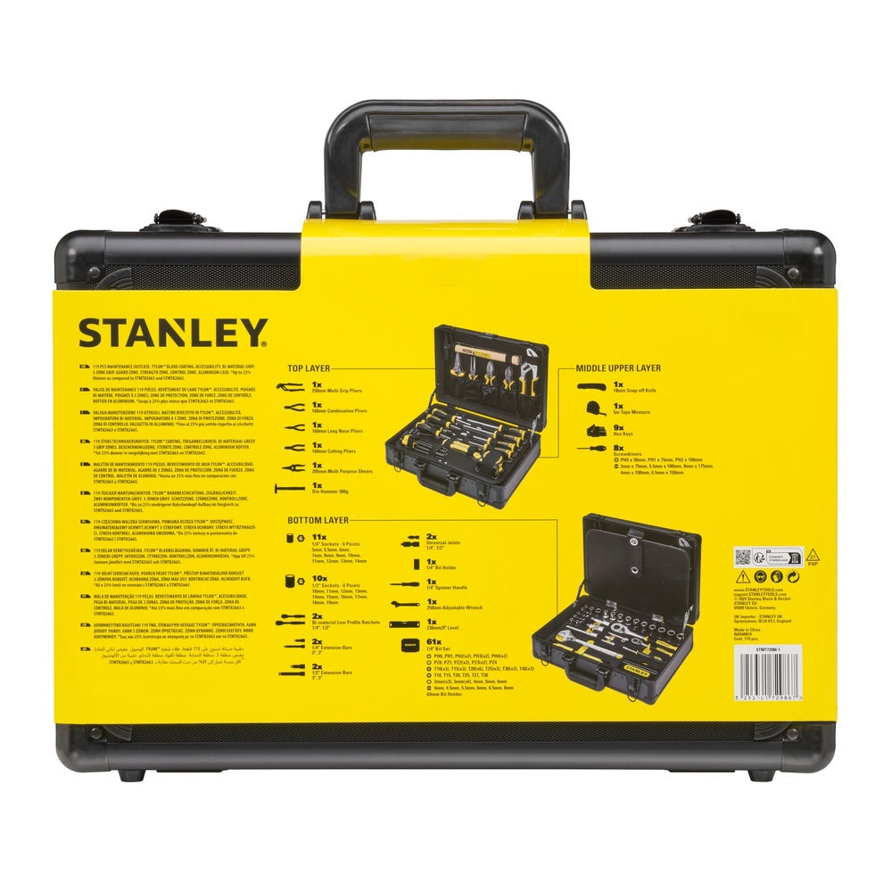 STANLEY Werkzeugsortiment Alu-Koffer, 119-tlg. STMT72986-1